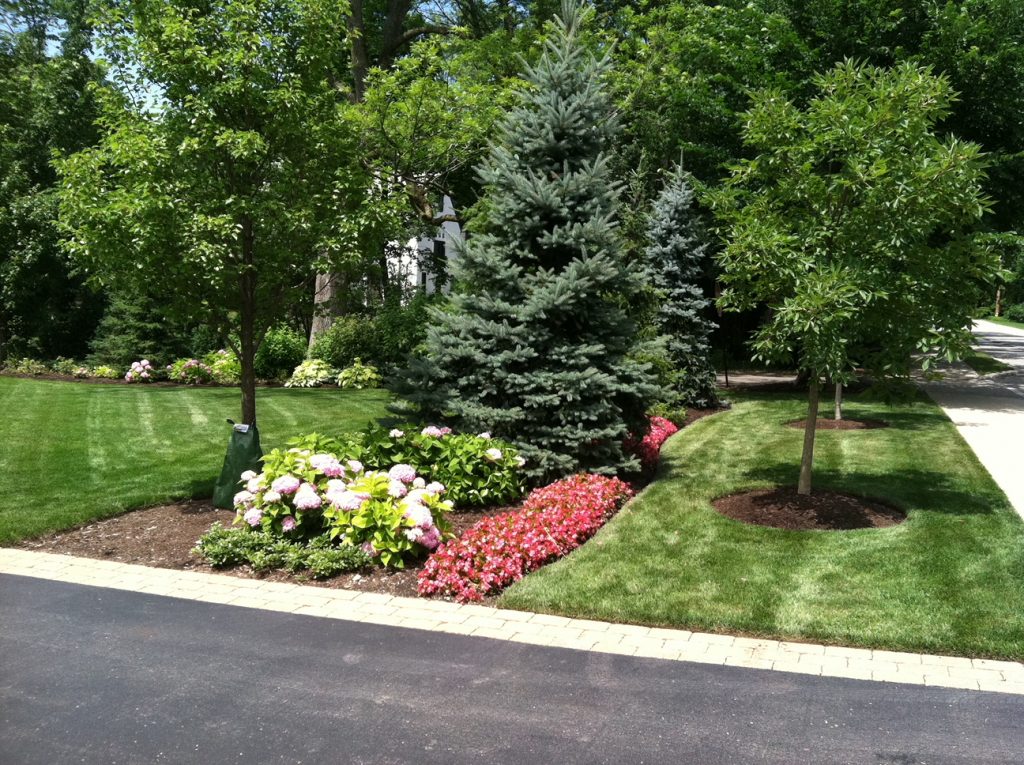 Beautiful lawn service provided by J. Rick Lawn & Tree